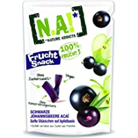 Los mejores  - Nature Addicts - Tiras de Fruta- Grosellas Negras y Asaí (10 packs de 35g)